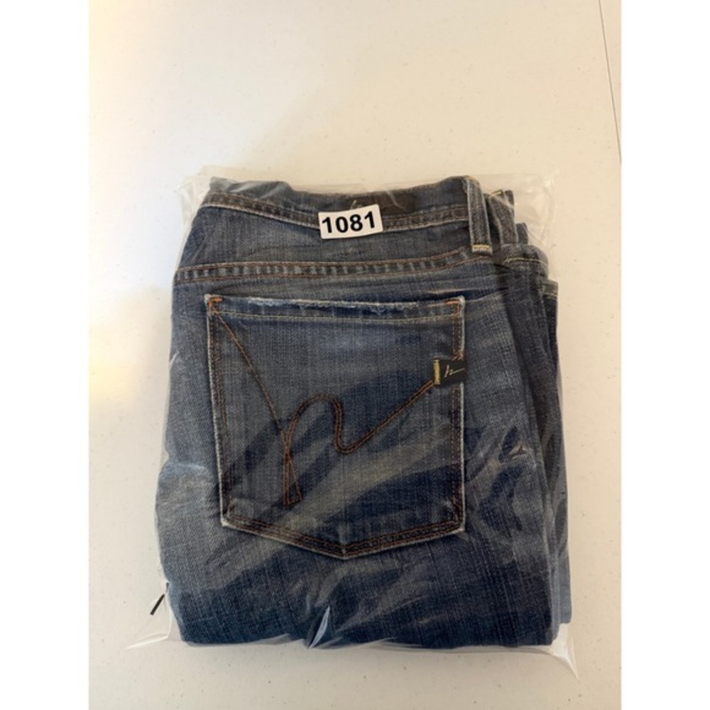 Citizens of Humanity Ingrid Flare Jeans Women 28 Blue Low Waist Stretch
